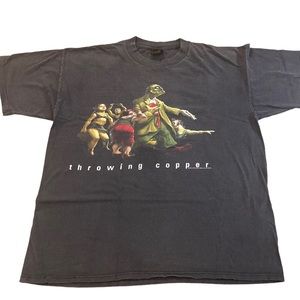 Vintage 90's Live Band T-shirt 1994 Album Throwing Copper